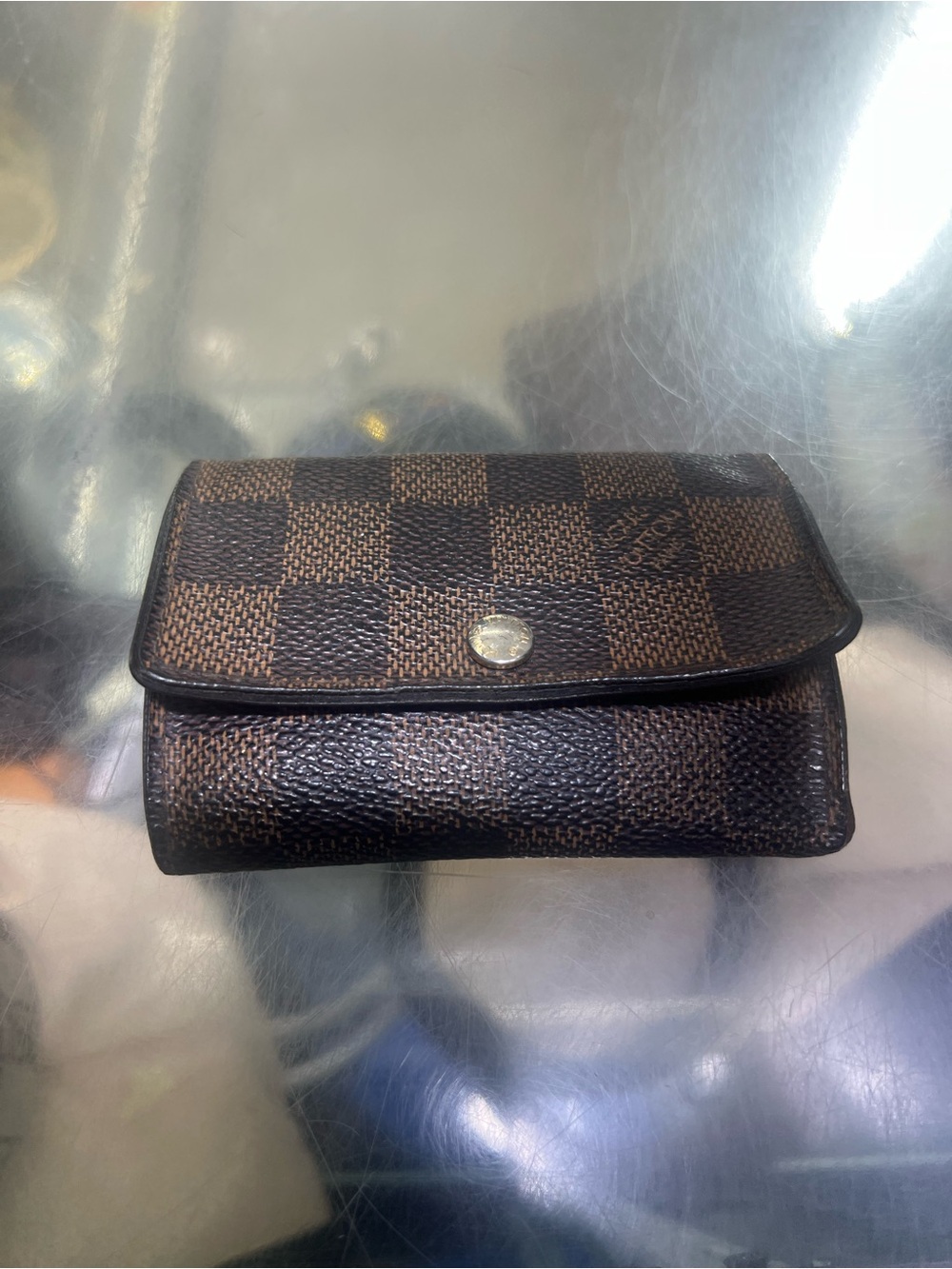 Louis Vuitton Multicle 6 Damier Ebene Wallet Card Holder
